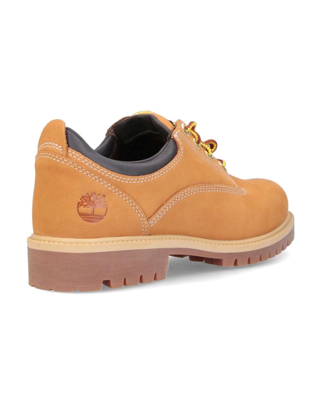 Timberland White Derby Shoes “Heritage” for men