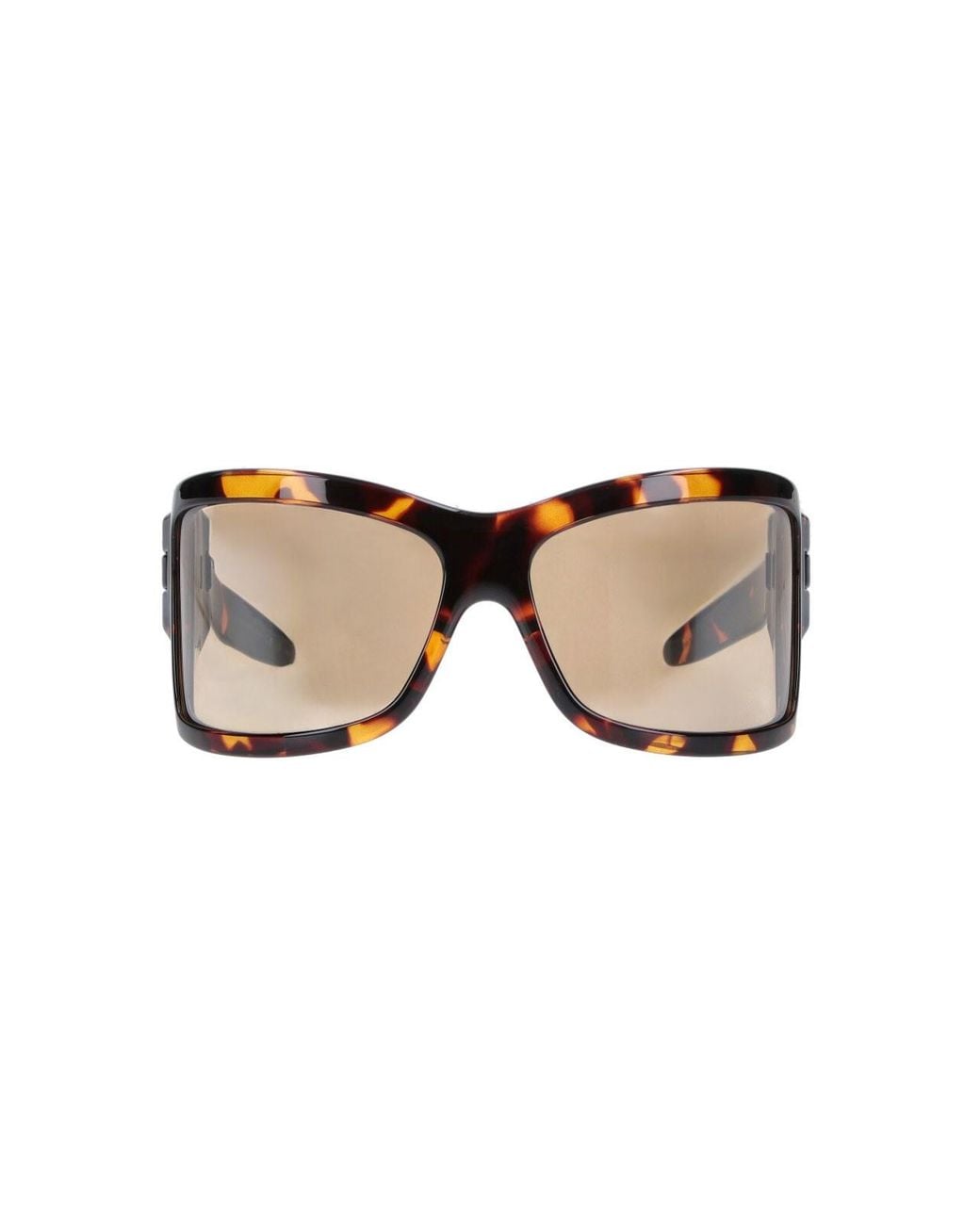 Bottega Veneta Natural Sunglasses “Intrecciato Wraparound”