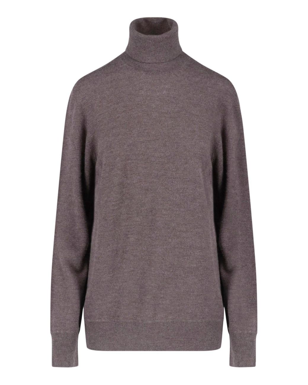 The Row Brown Cashmere Sweater "Lizzy"