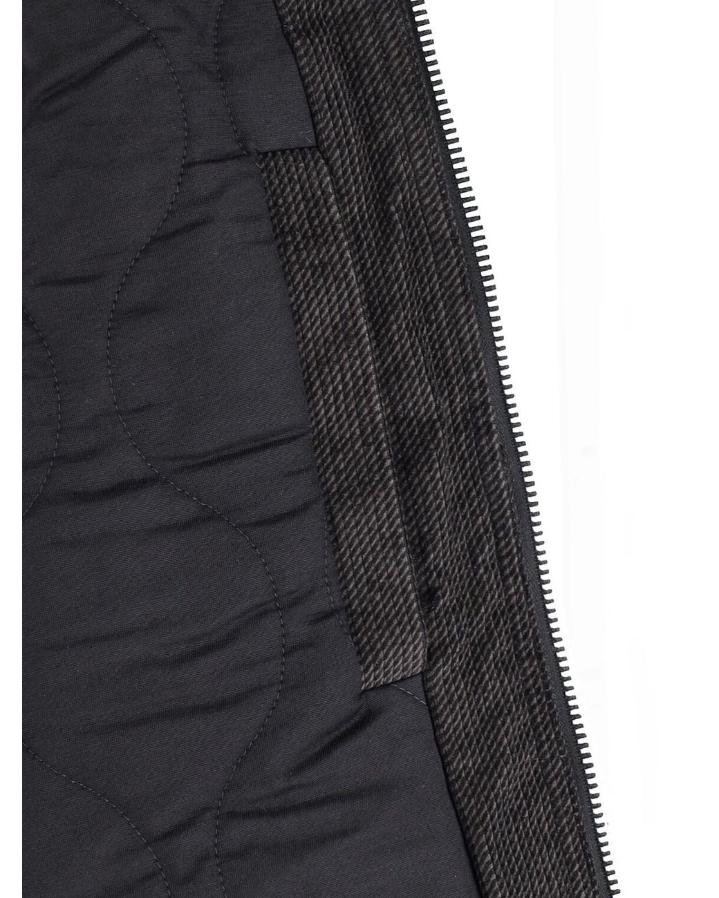 Our Legacy Black Cropped Textured Corduroy Jacket for men