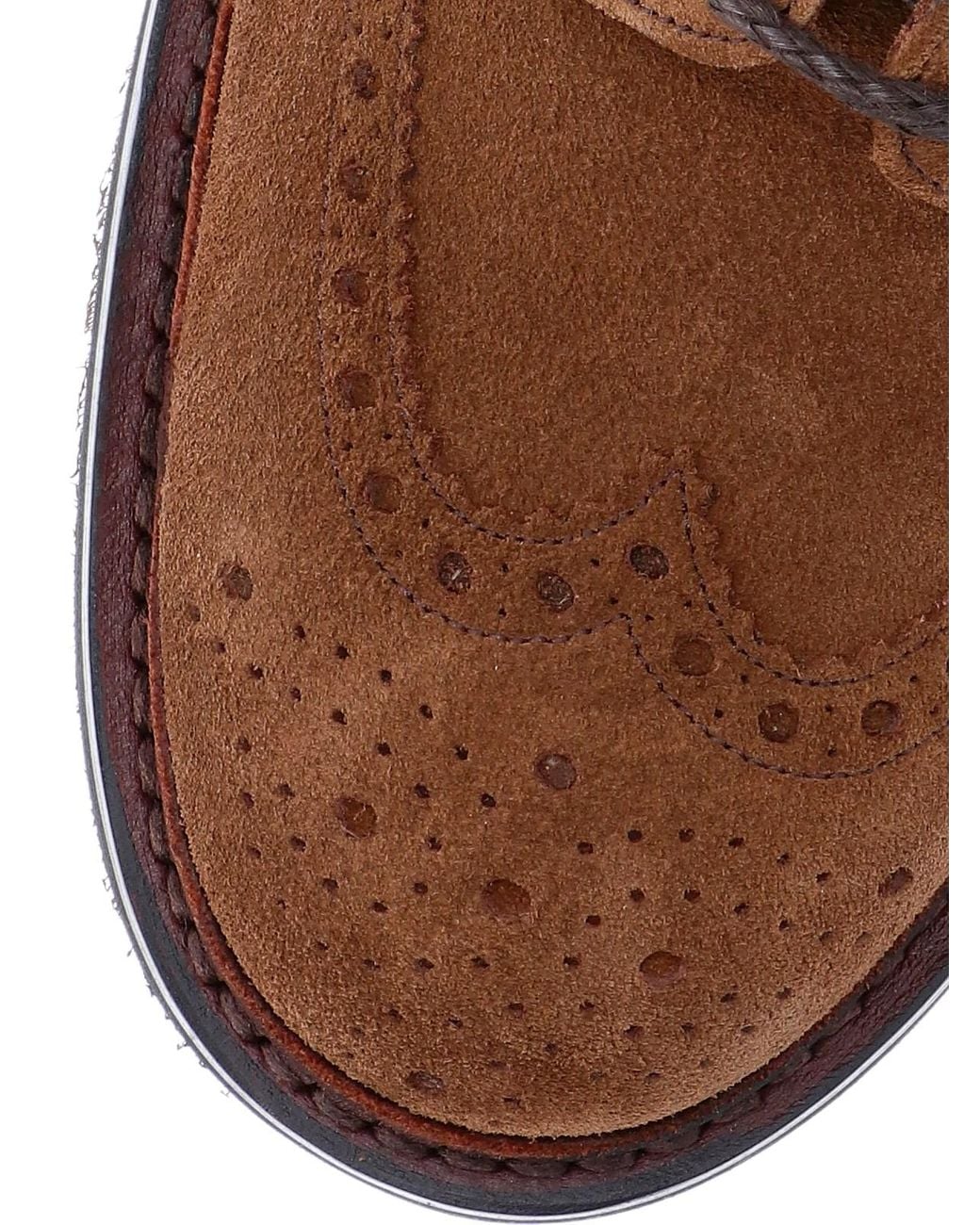 Church's Brown Suede 'Derby' Laced Up for men