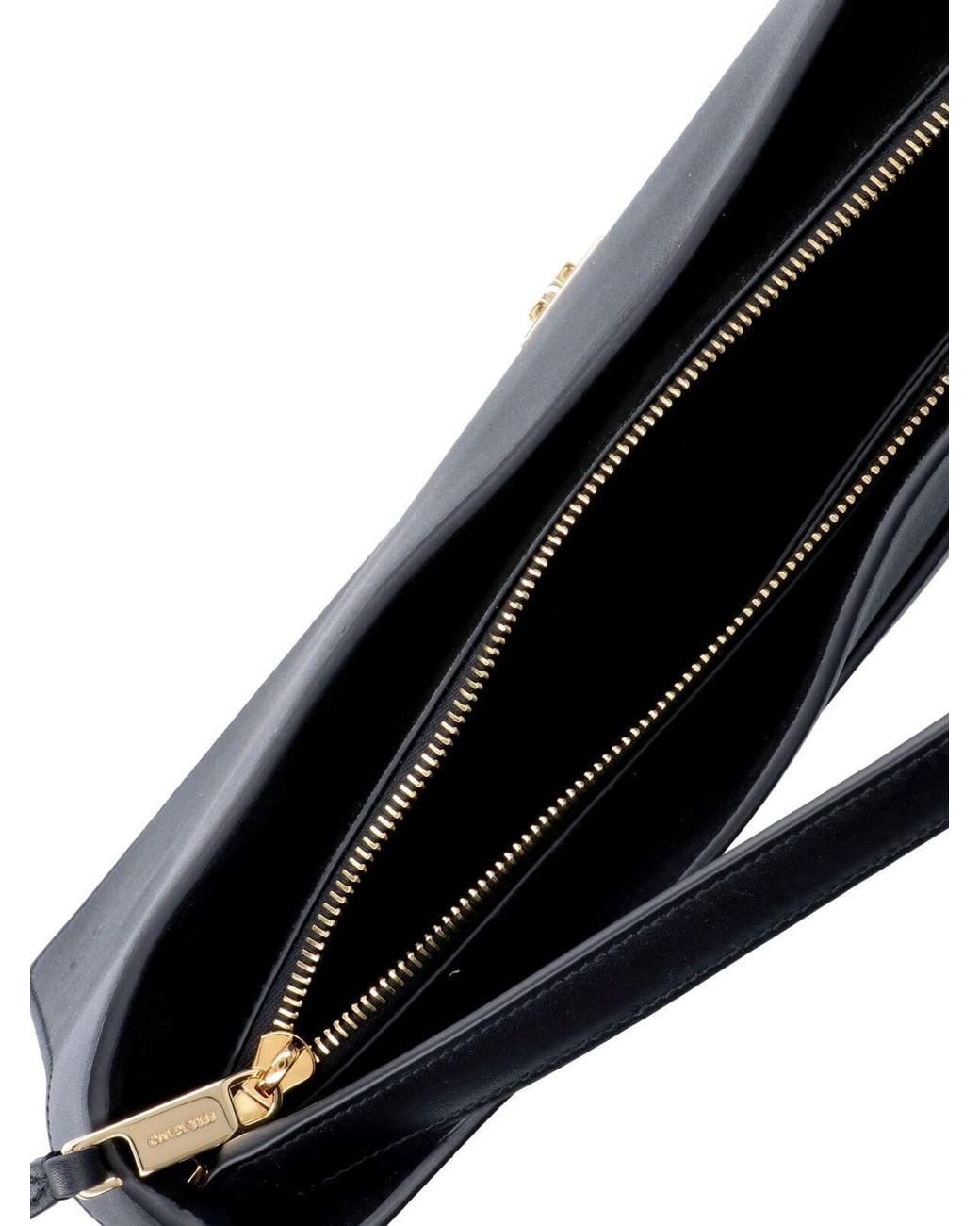 Ferragamo Blue Shoulder Bag "Cara S"