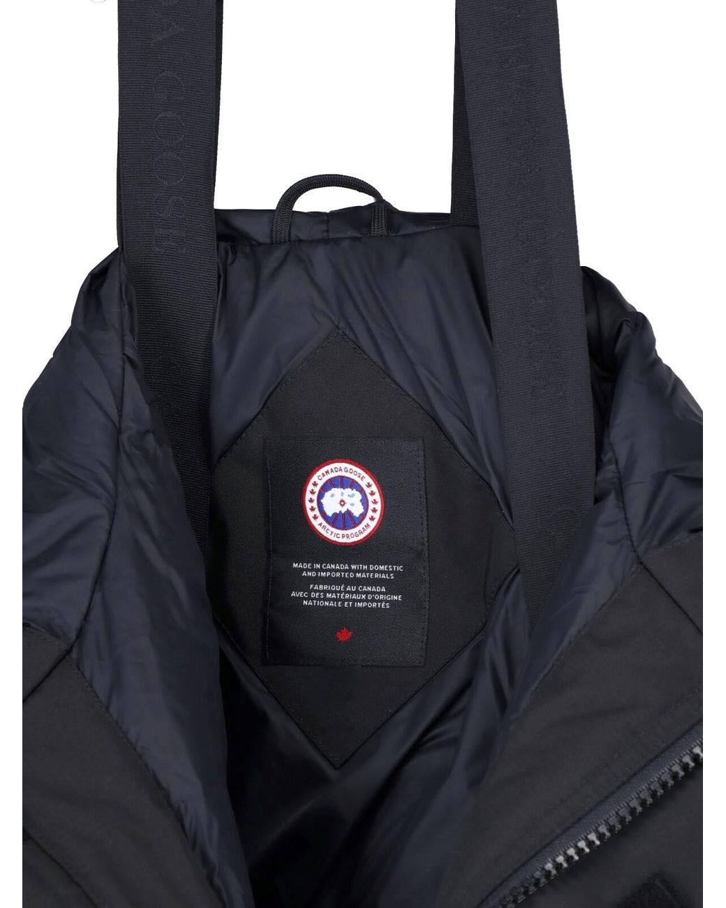 Canada Goose Black Padded Jacket "Expedition" for men