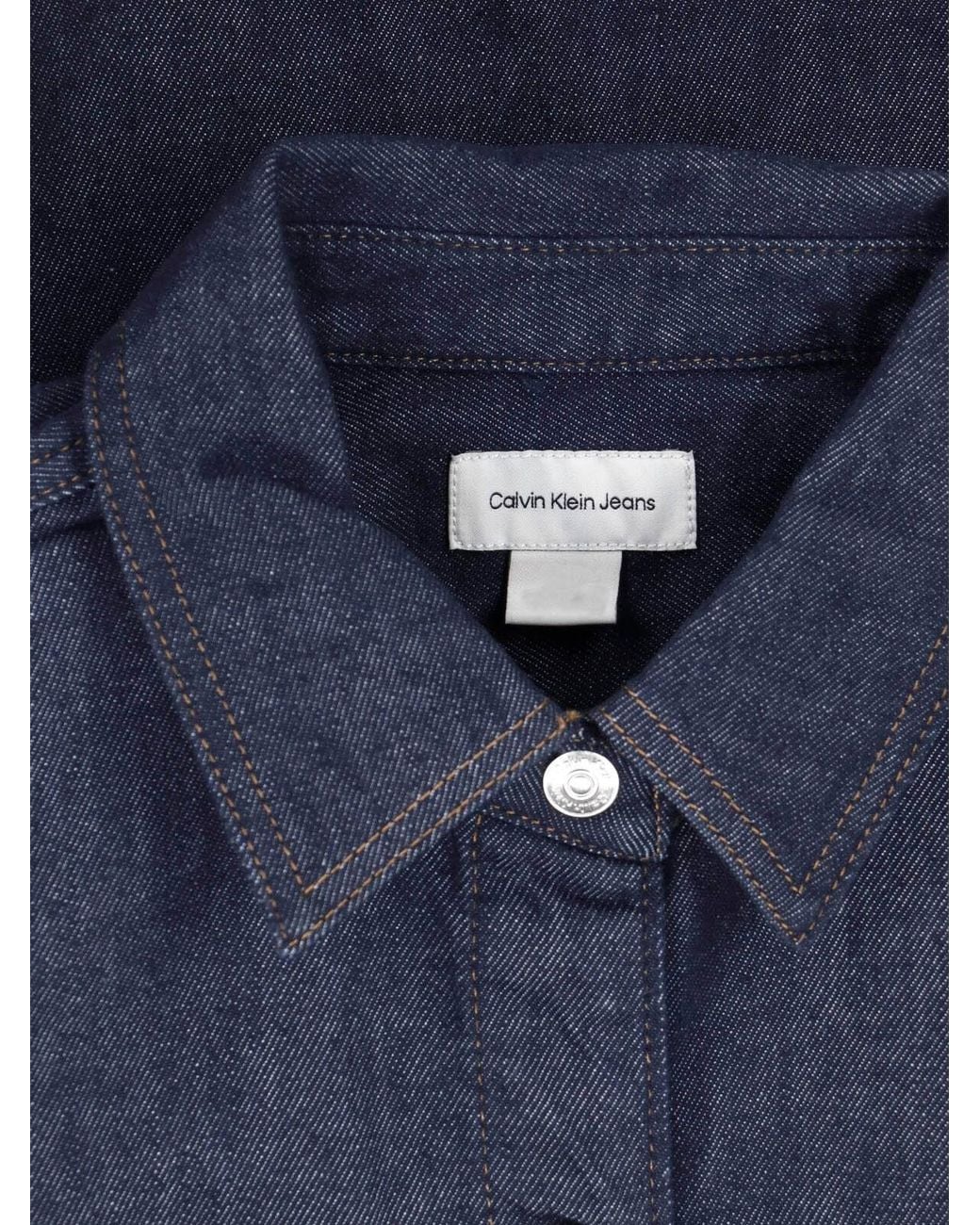 Calvin Klein Blue Denim Shirt "Trucker"