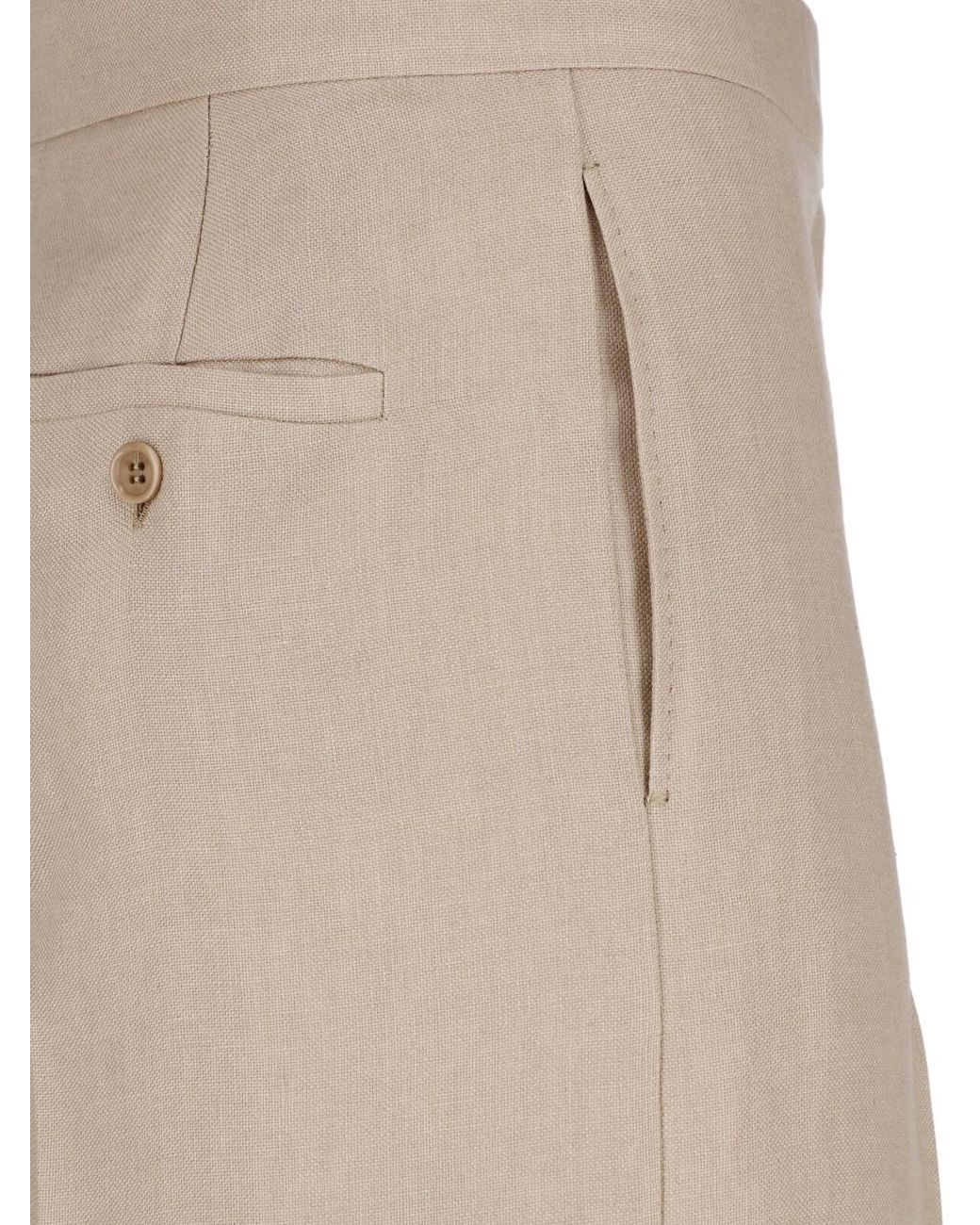 Max Mara Natural Tailored Pants