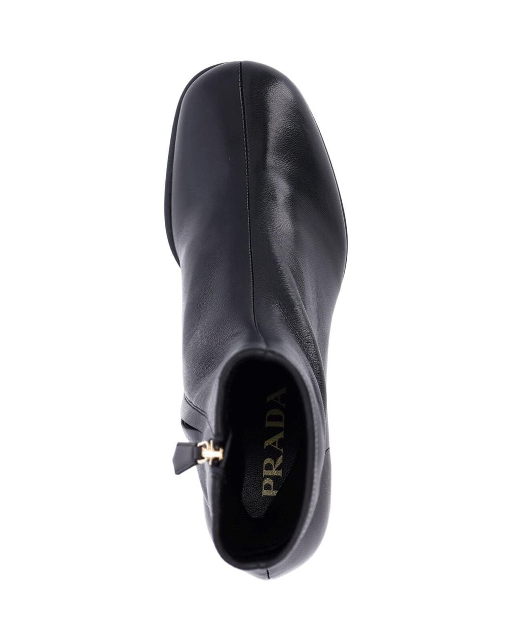 Prada Black Nappa Ankle Boots