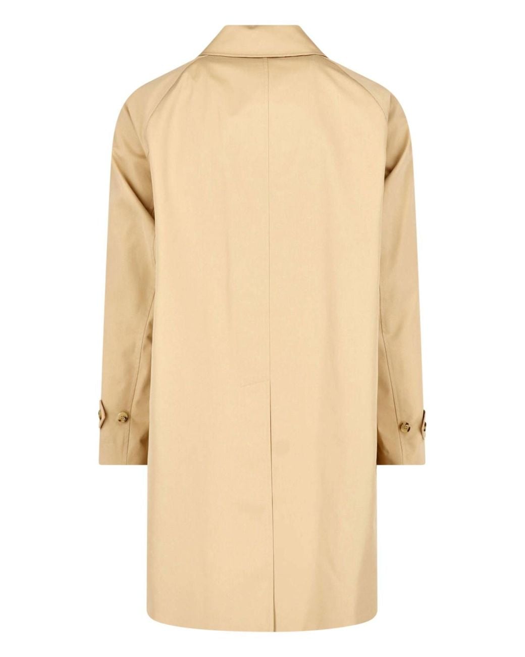 Burberry Natural Cotton Trench Coat for men