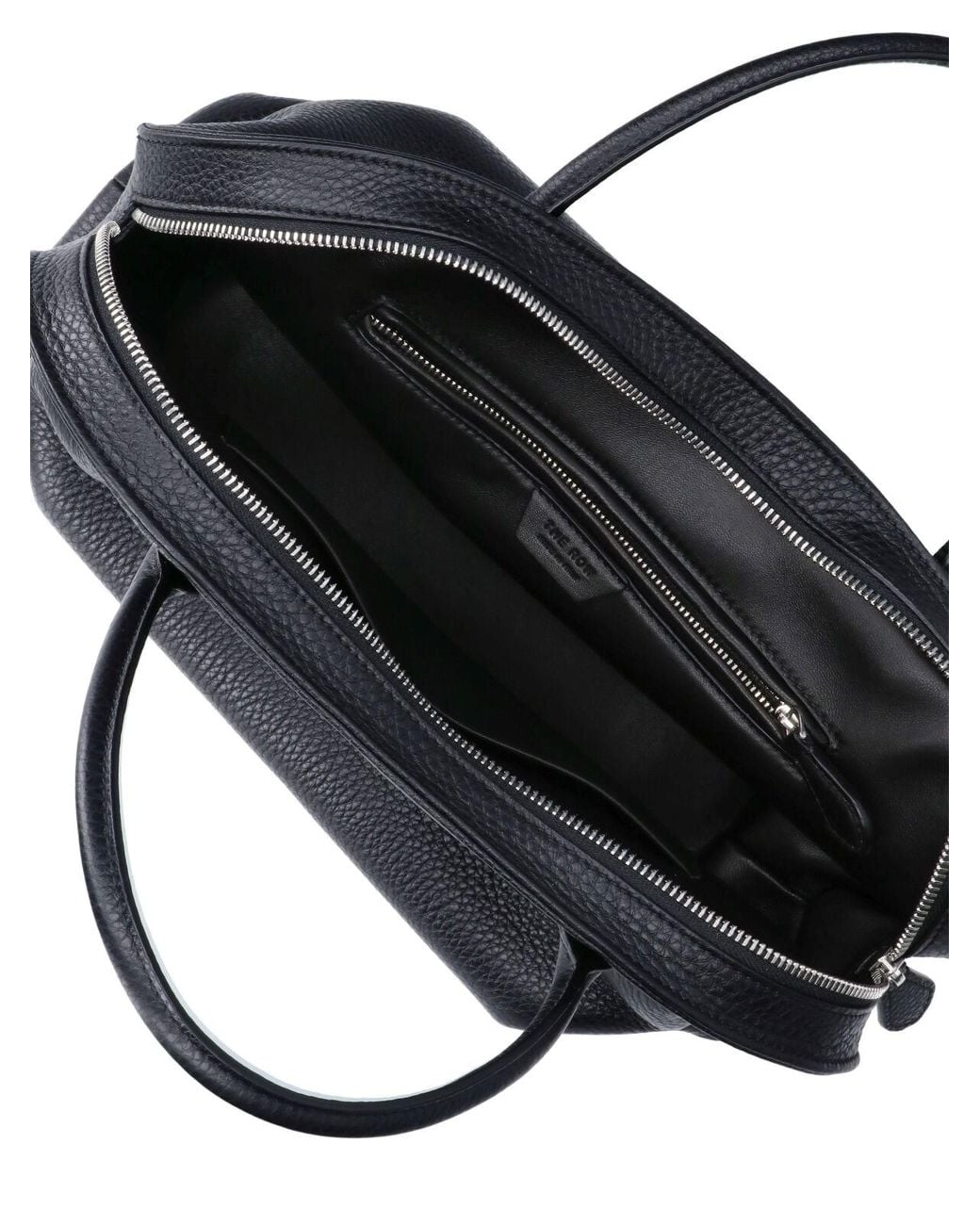 The Row Black Shoulder Bag "Agnes 12"