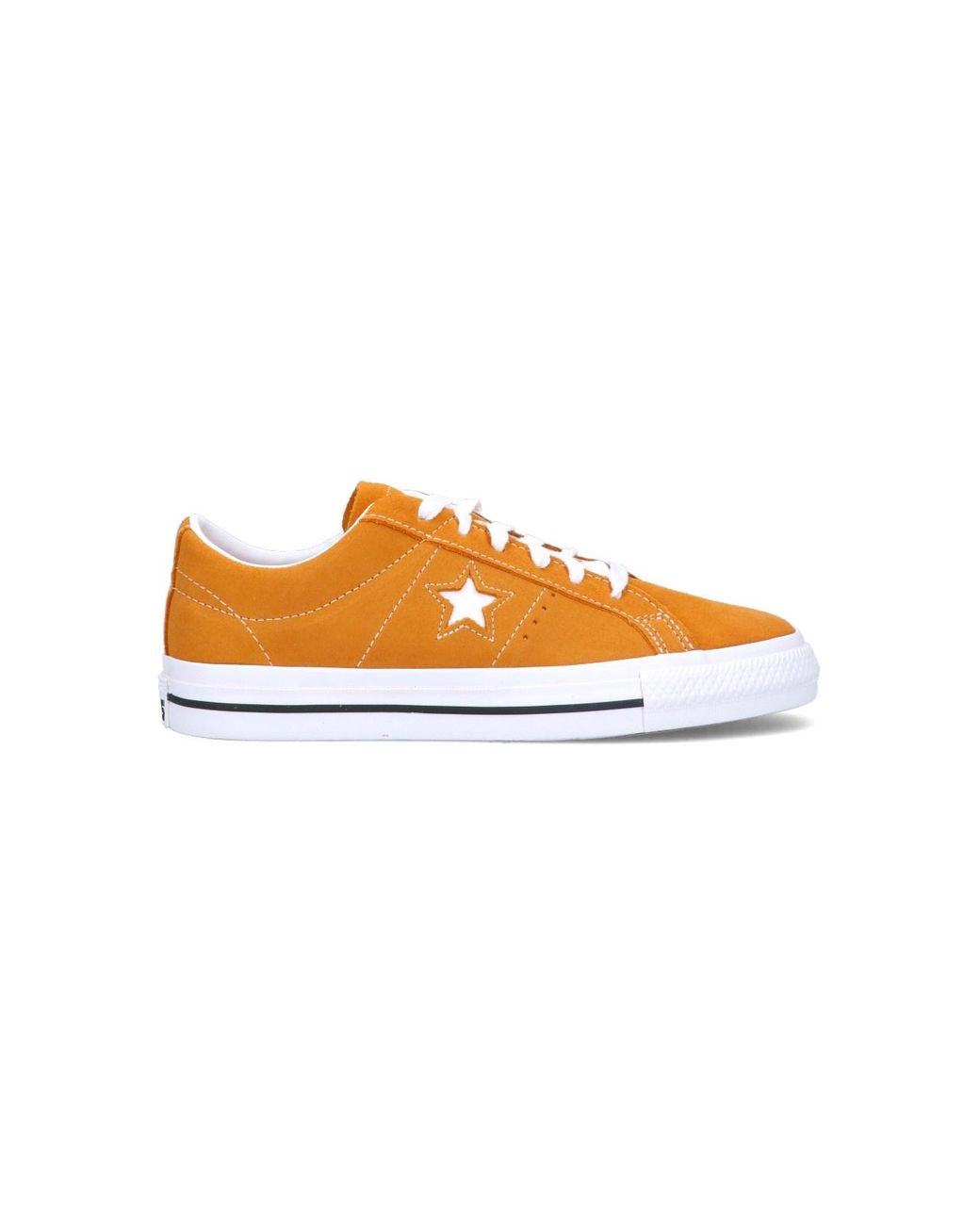 Converse Orange 'One Star Pro' Sneakers