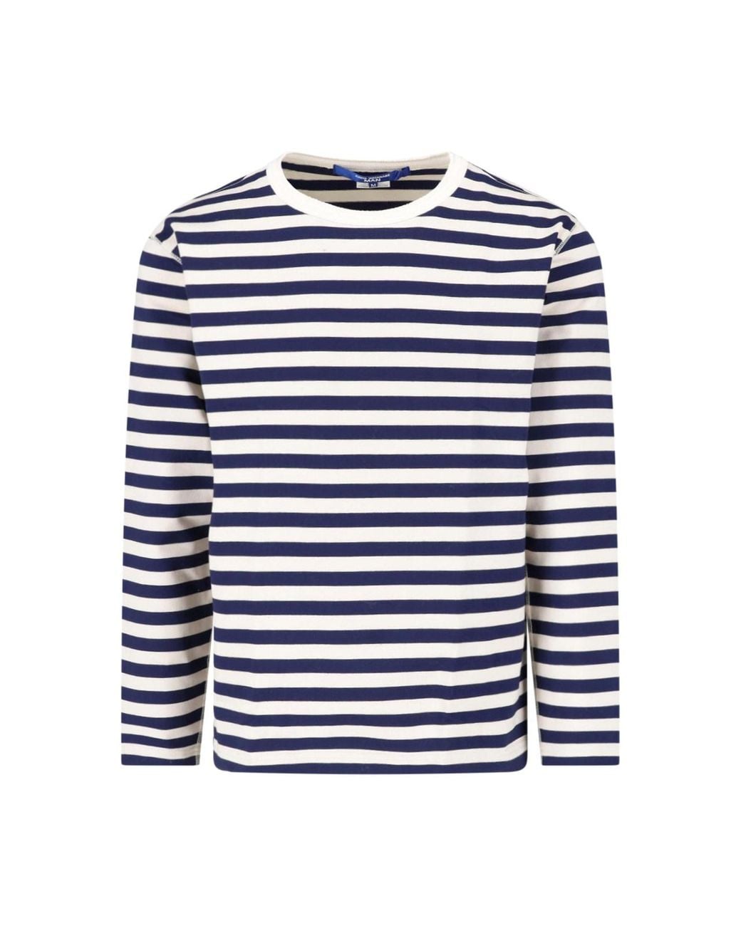 Junya Watanabe Blue Striped Crewneck Long Sleeve Top for men