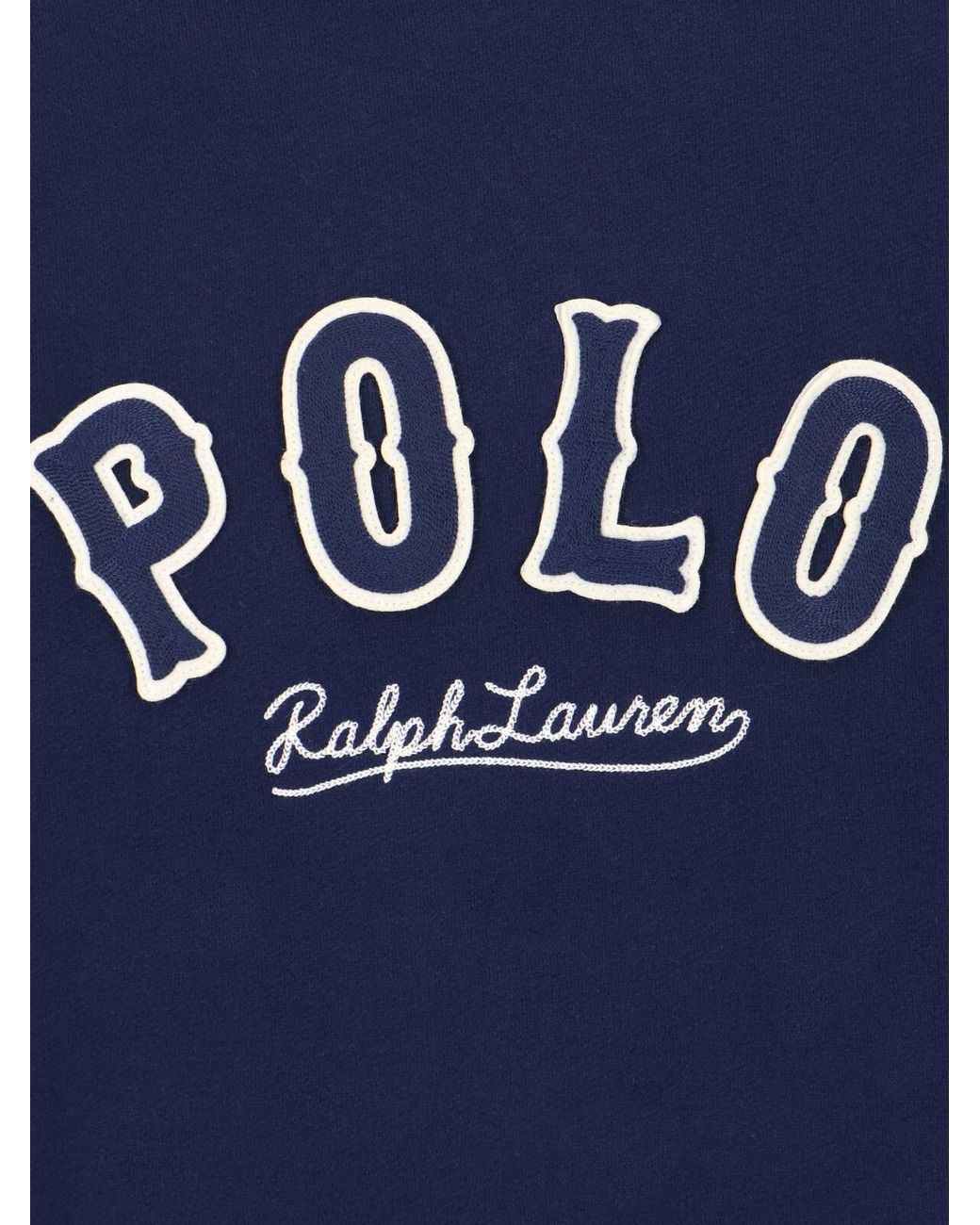 Polo Ralph Lauren Blue Graphic Pullover Hoodie for men