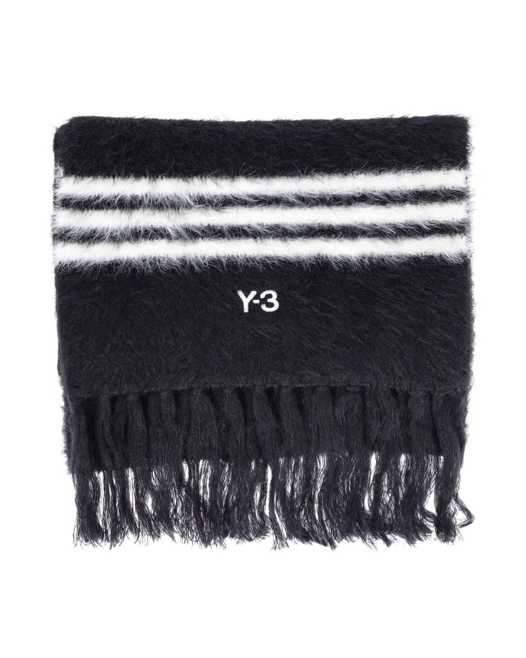 Sciarpa " 3-Stripes" di Y-3 in Black