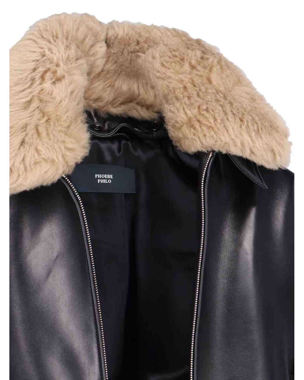 Phoebe Philo Black Lamb Leather Jacket