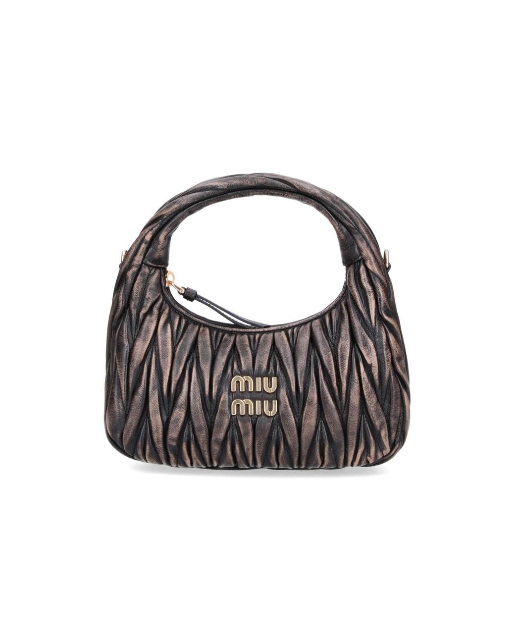 Miu Miu Black Shoulder Bag "Wander"