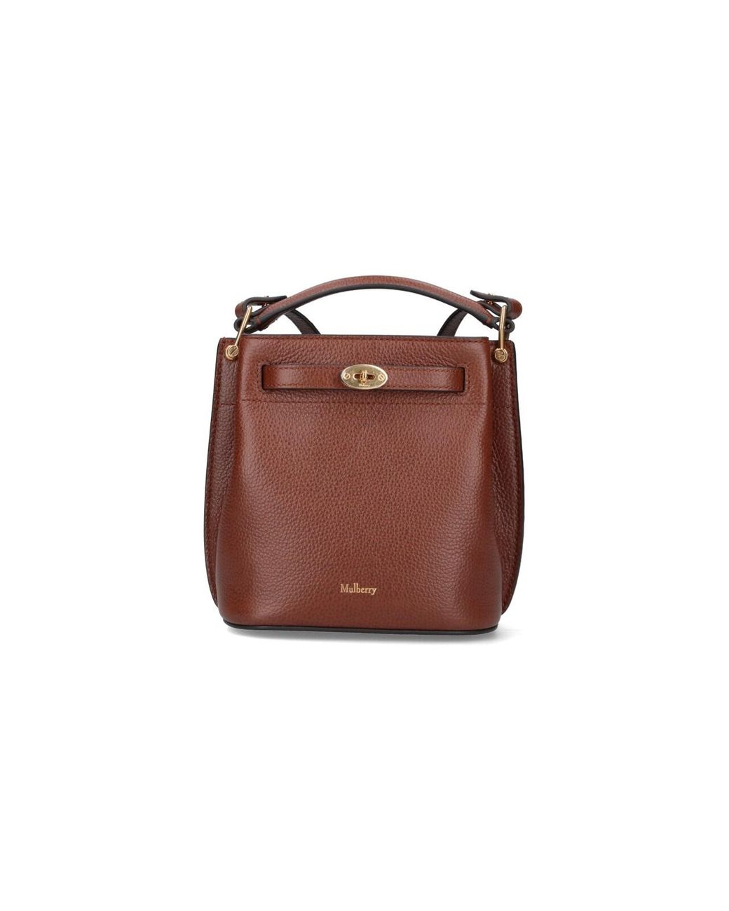 Mulberry Brown Islington Mini Bucket Bag