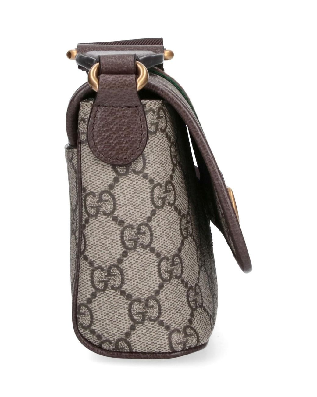 Gucci Gray Mini Shoulder Bag "Ophidia" for men
