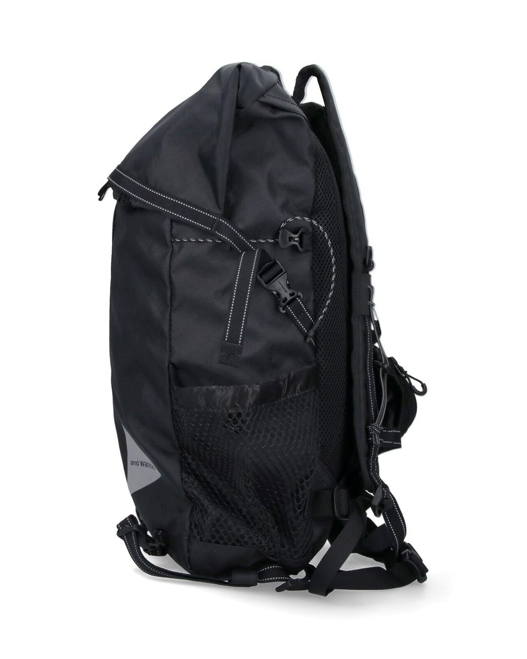 And Wander Black Ecopack 18L Backpack for men