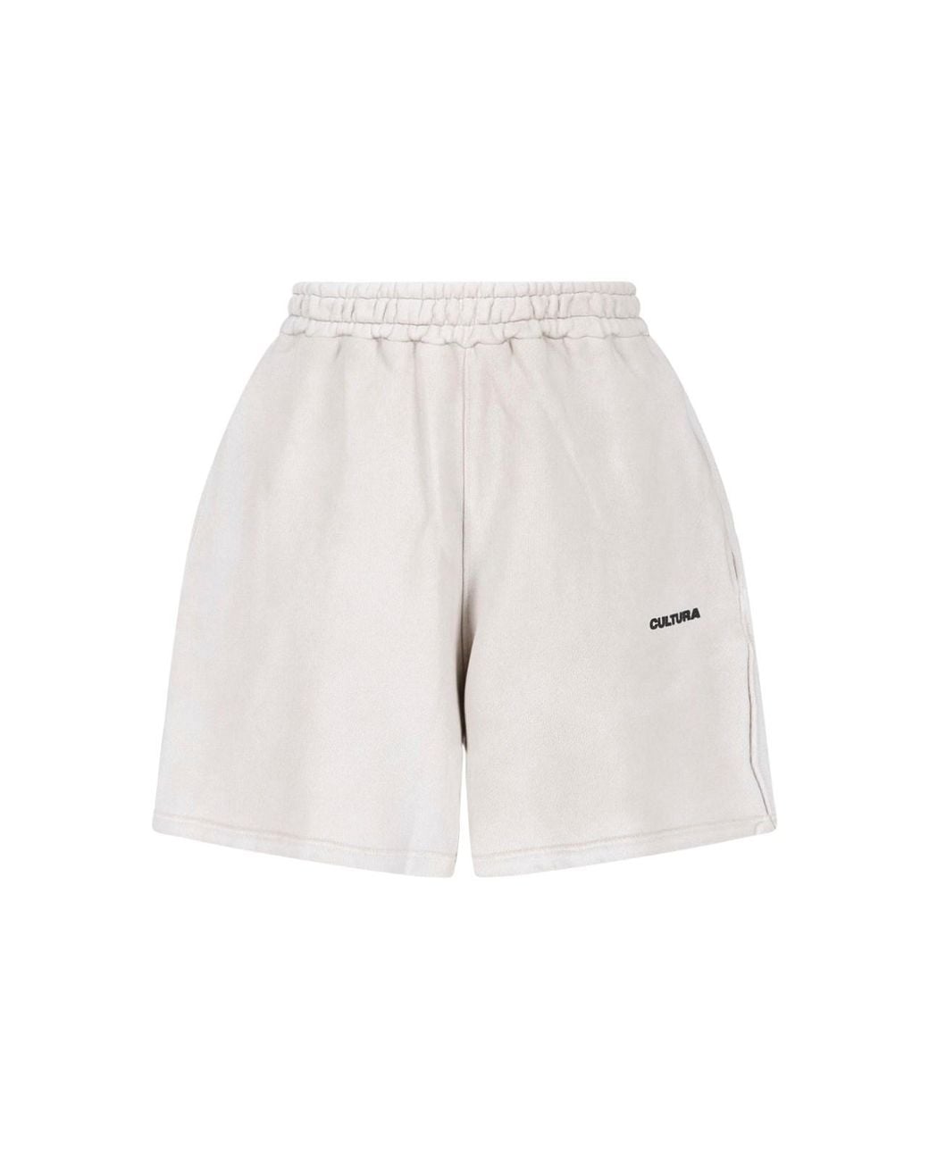 Cultura White Sport Shorts for men