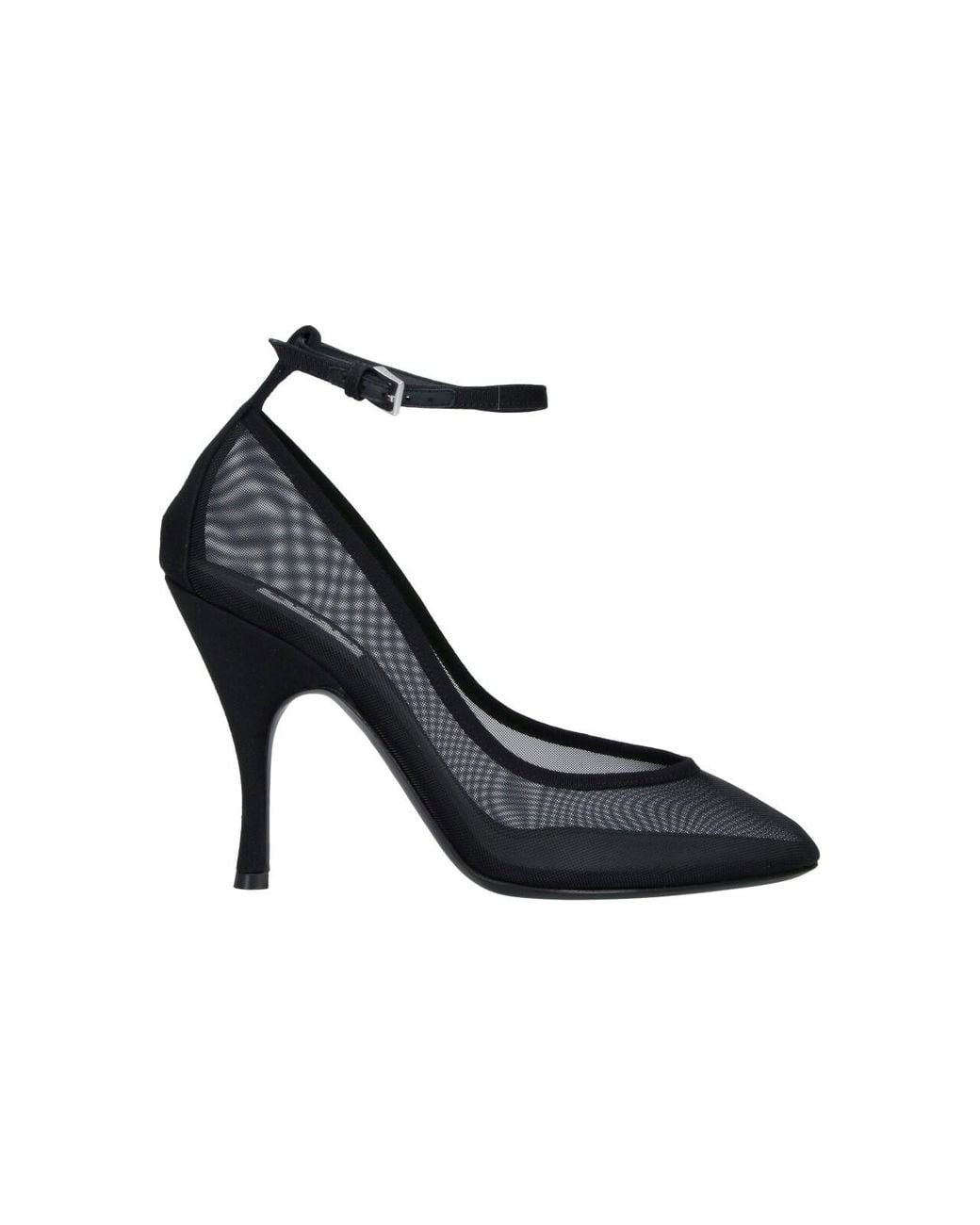 Alaïa Black Mesh Décolleté Pumps