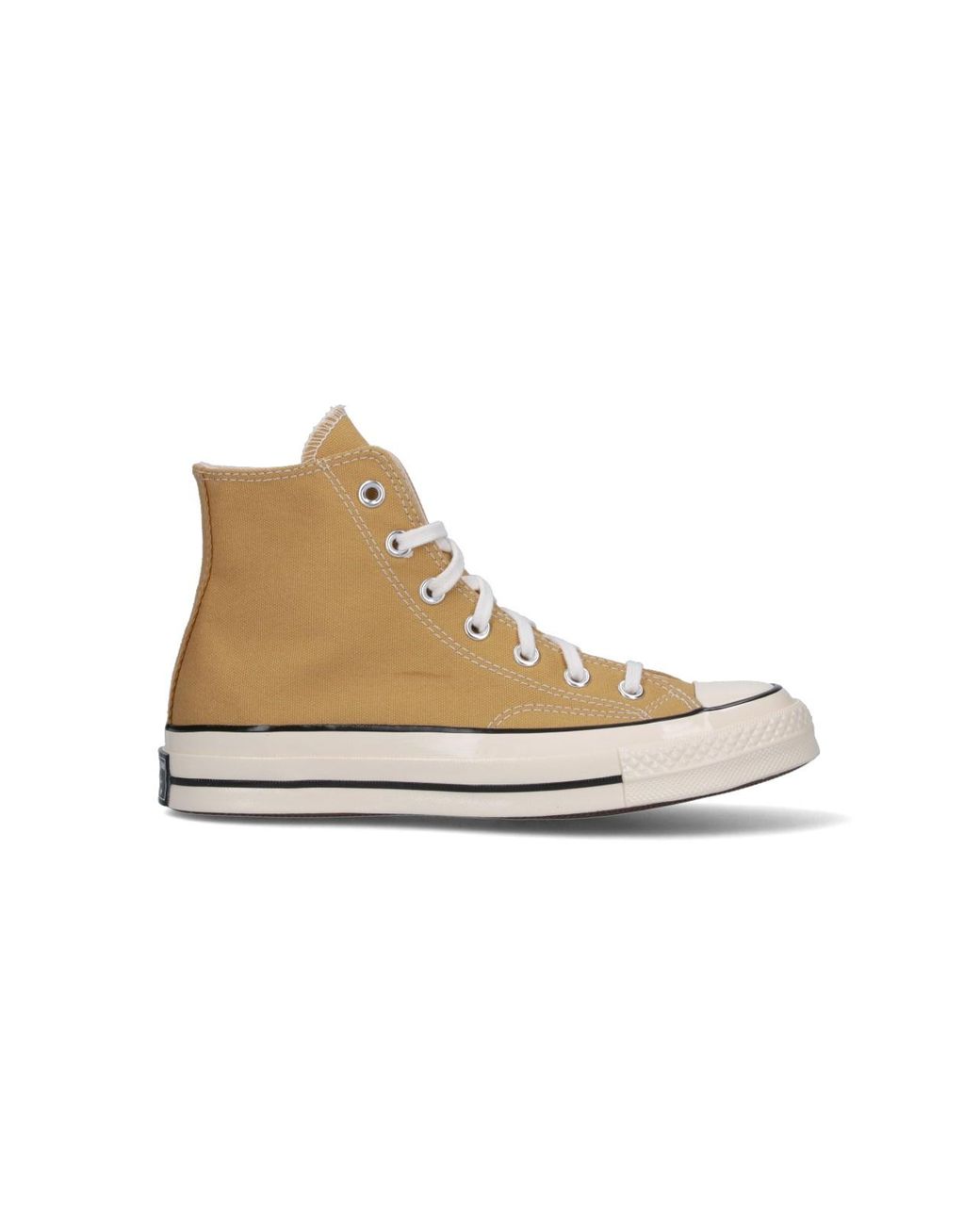 Converse White Sneakers Tela