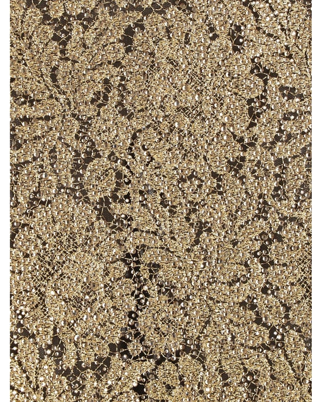 Ermanno Scervino Natural Floral Lace Midi Skirt