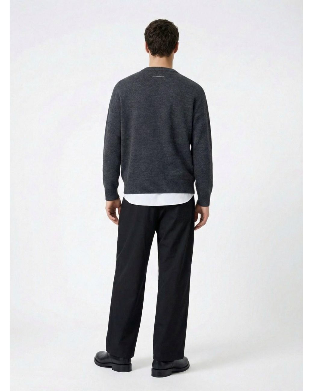 MM6 by Maison Margiela Blue Logo Sweater for men