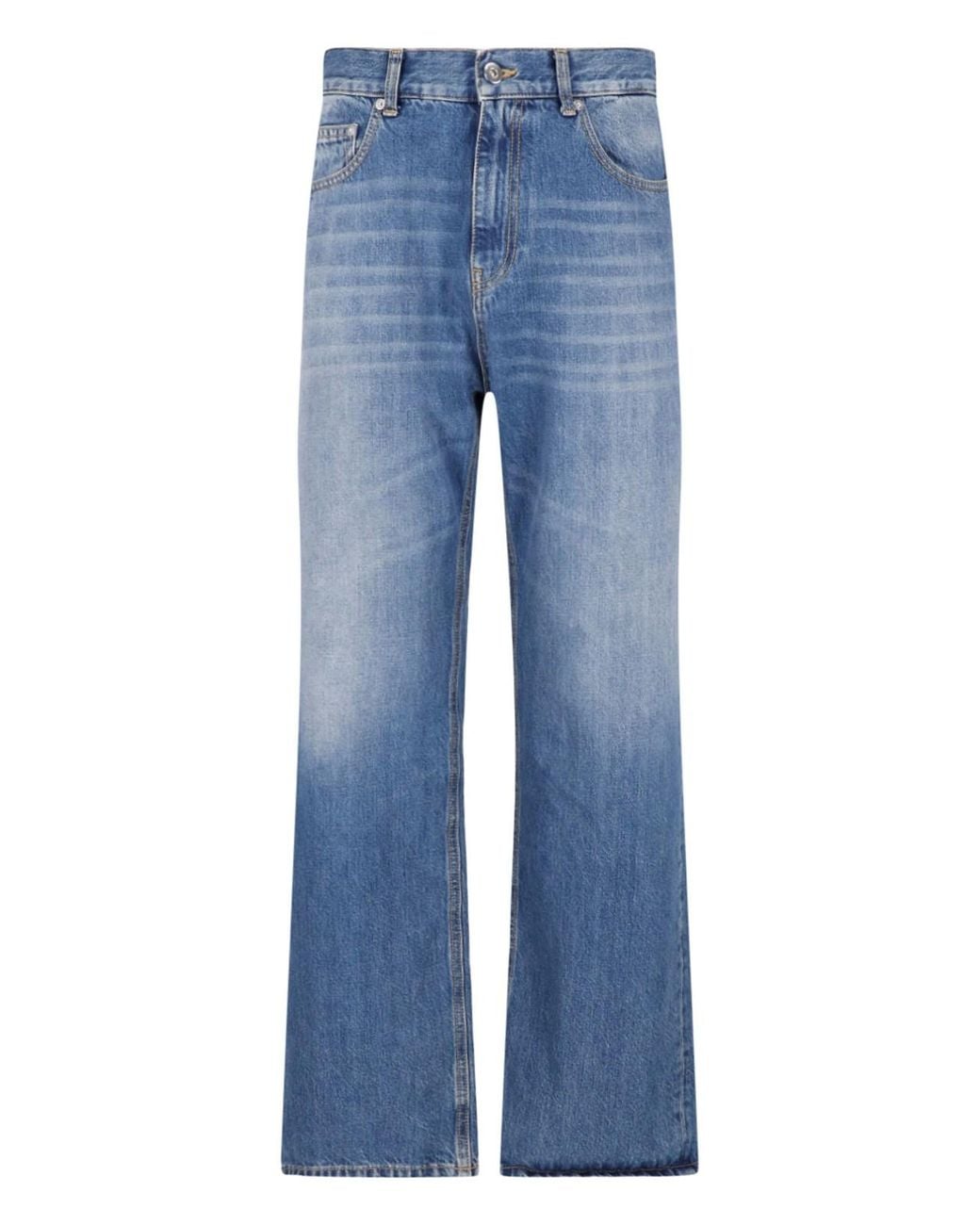 BERNER KUHL Blue Straight Jeans for men
