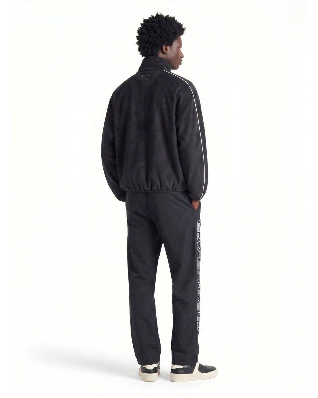 Fear Of God Blue Zip Hoodie “Signature” for men