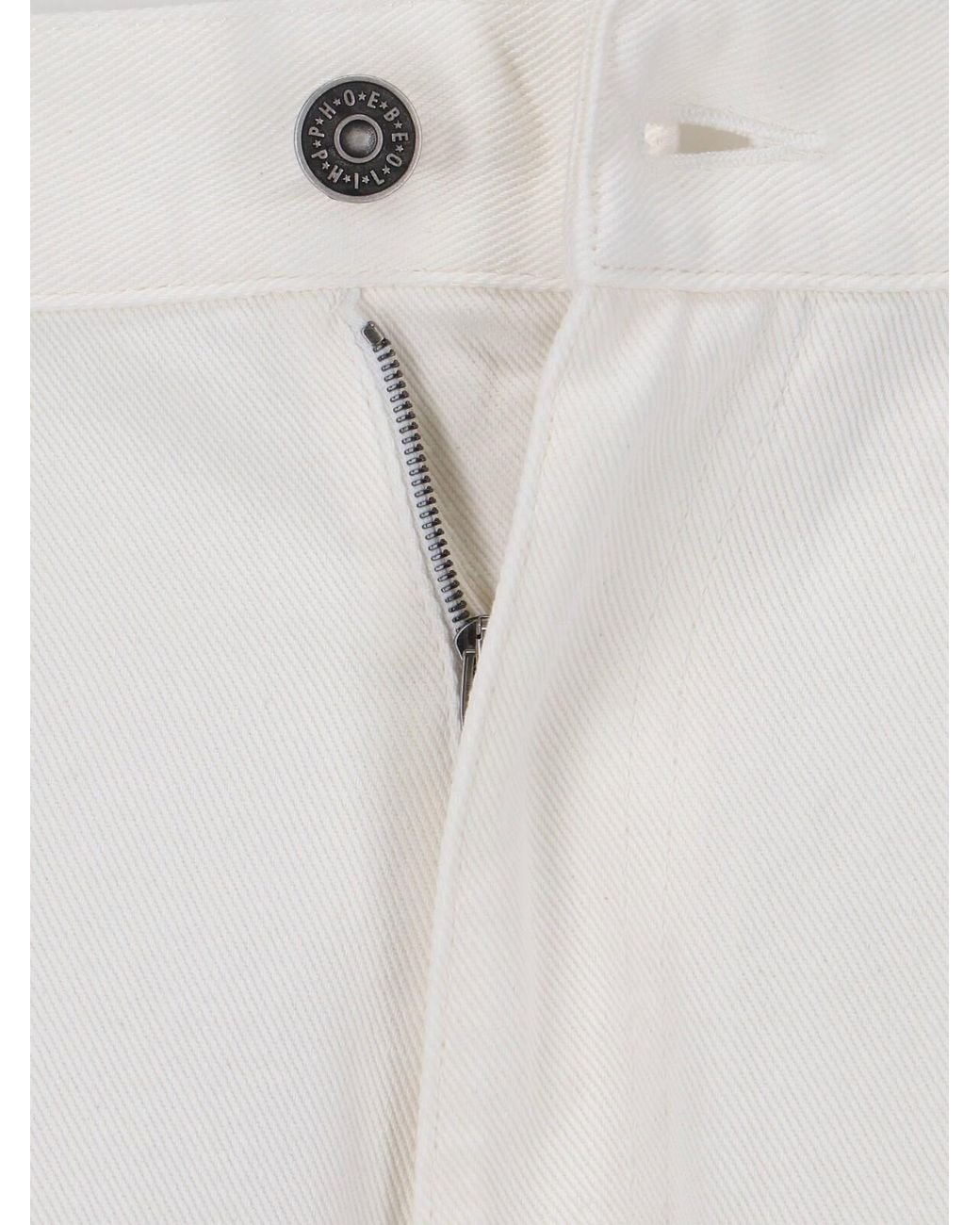 Phoebe Philo White 'Arch' Jeans
