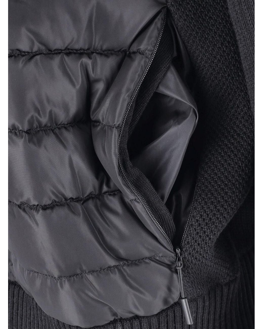 Canada Goose Gray Padded Cardigan “Hybridge” for men