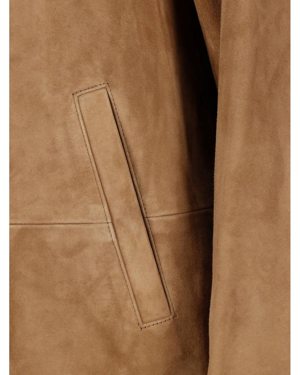 Low Classic Brown Suede Jacket