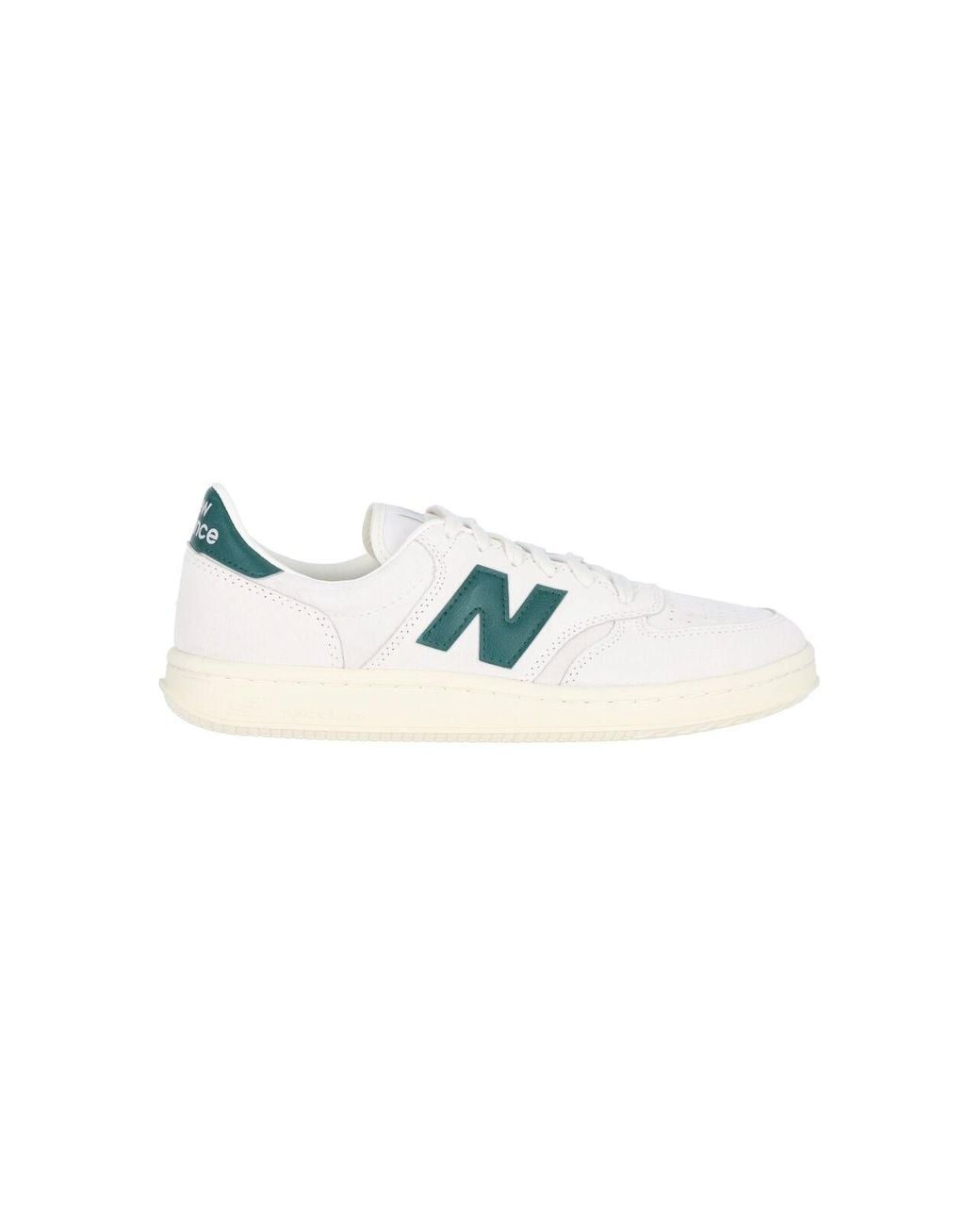 New Balance White Court-Style Low-Top Sneaker