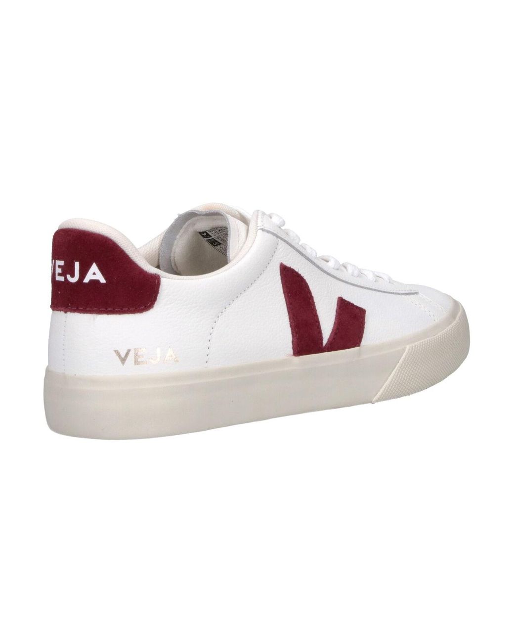 Veja Pink Low-Top Leather Sneakers
