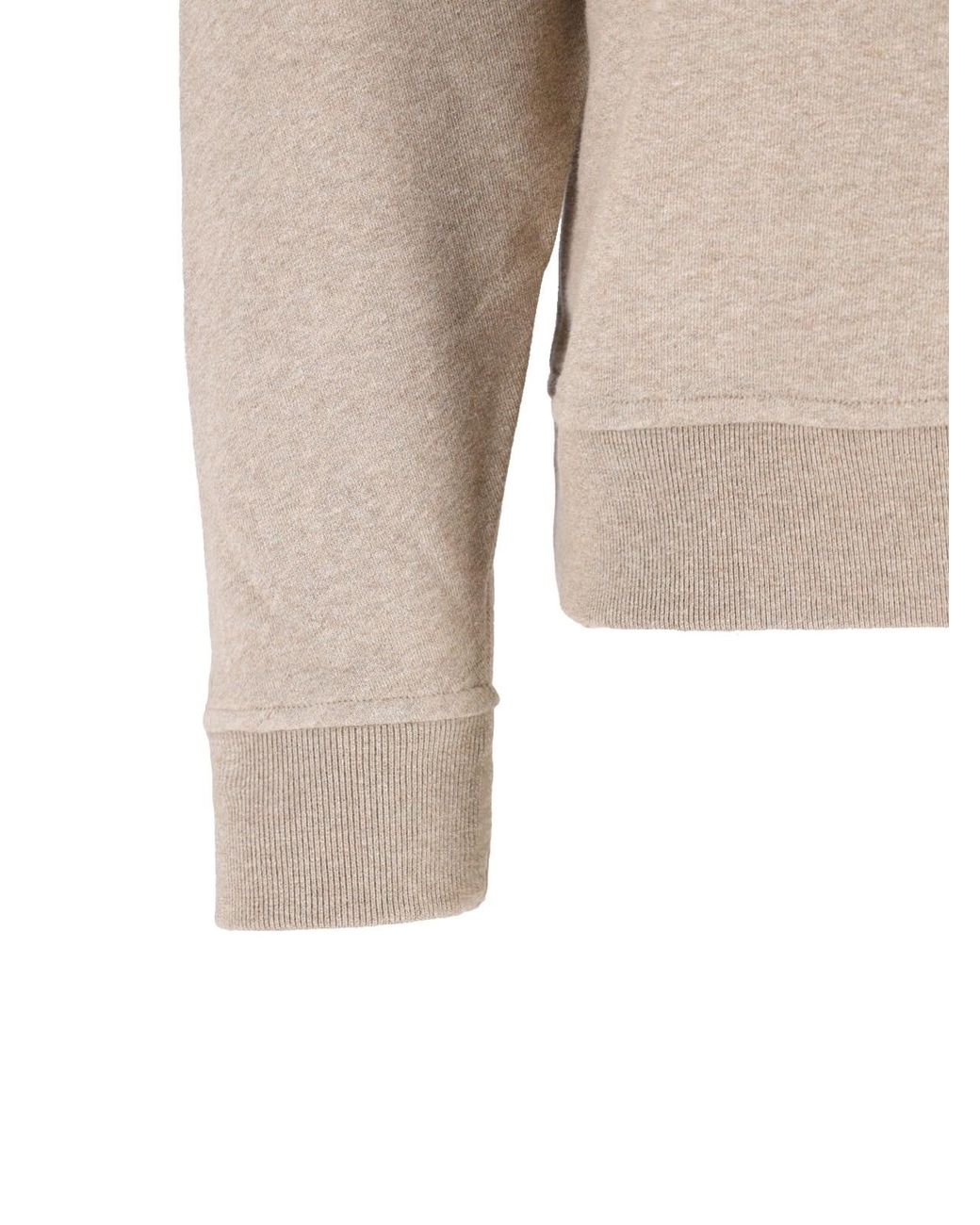 Loro Piana White Crewneck Sweatshirt for men