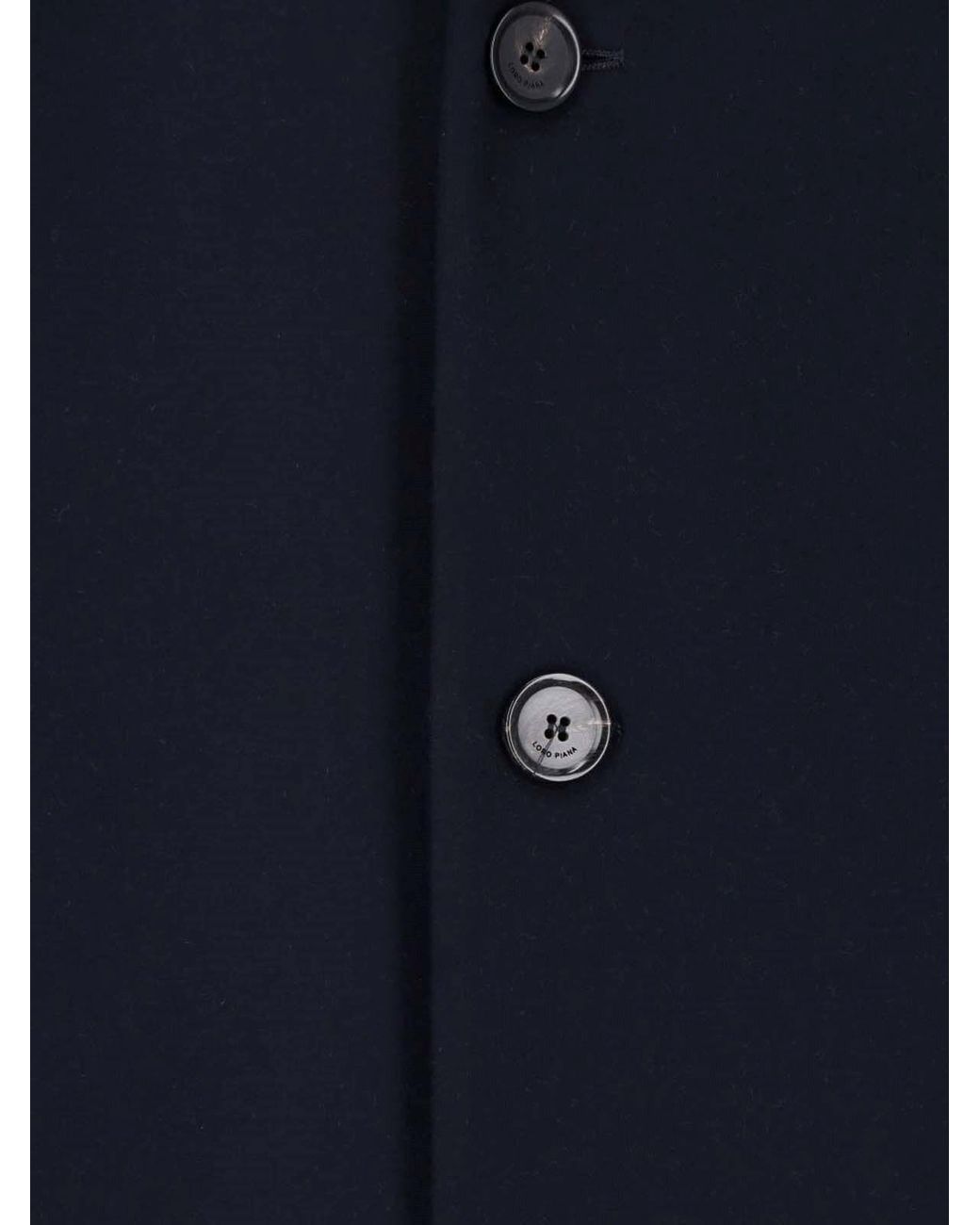 Loro Piana Blue Virgin Wool Coat
