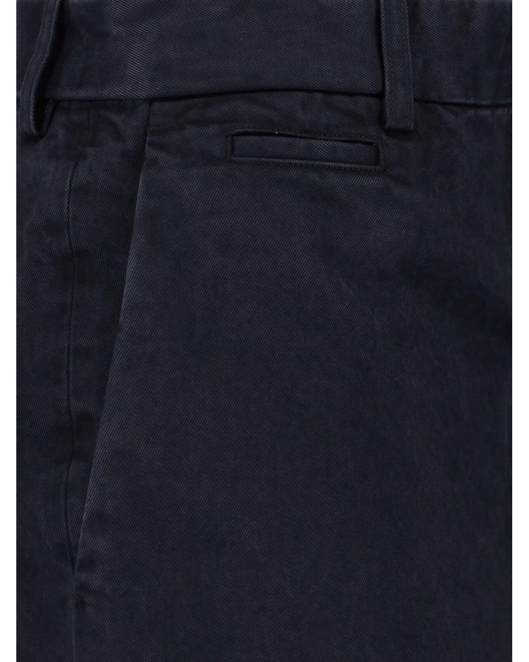 Auralee Blue Straight Pants