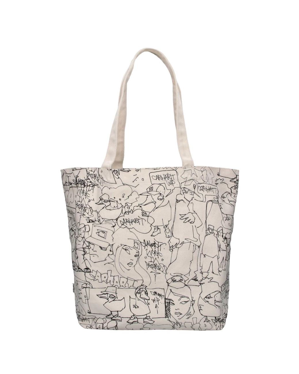 Carhartt White Tote Bag “Blinkerfluid”