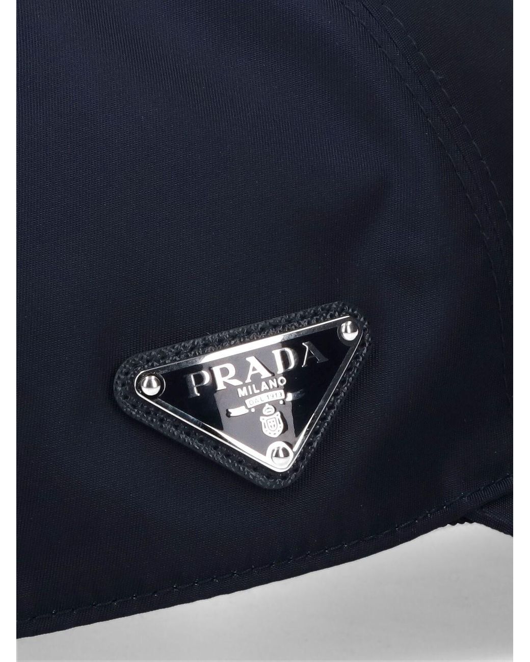 Prada Blue 'Re-Nylon' Baseball Cap for men