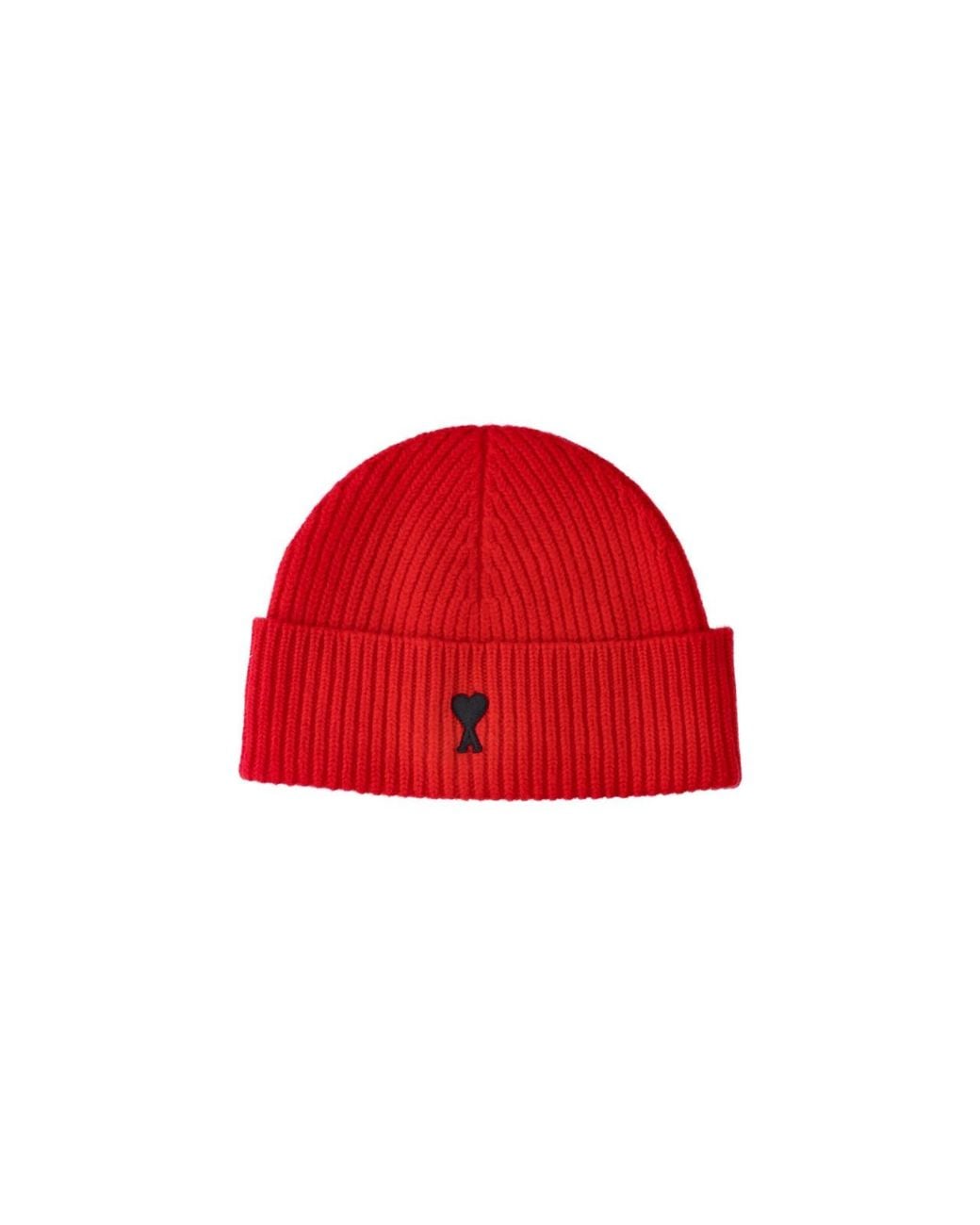 AMI Red Beanie Coeur”