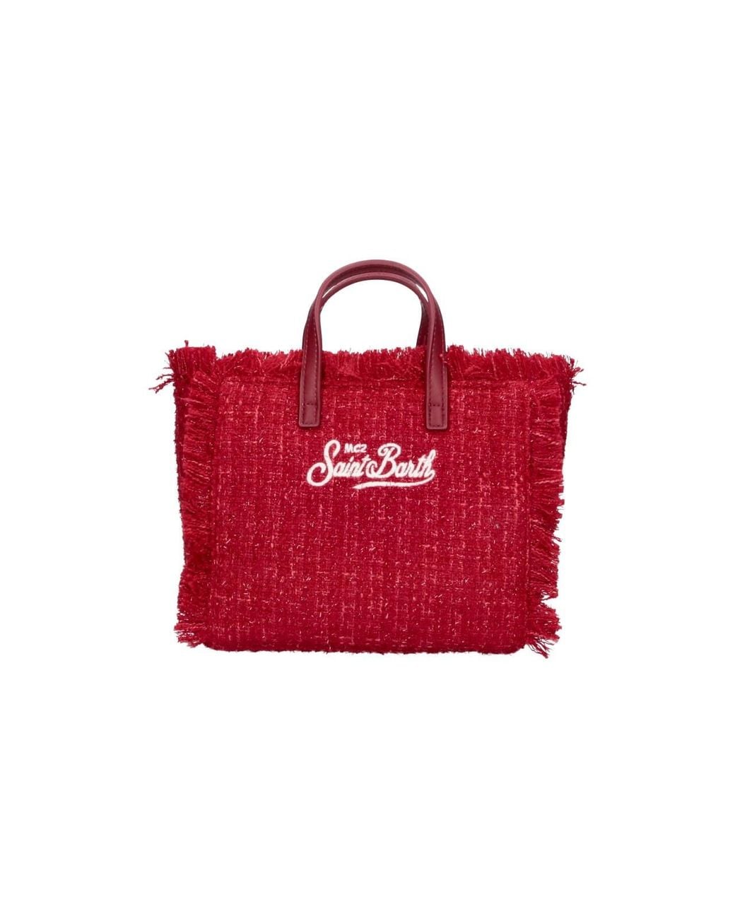 Mc2 Saint Barth Red Mini Tote Bag “Vanity”