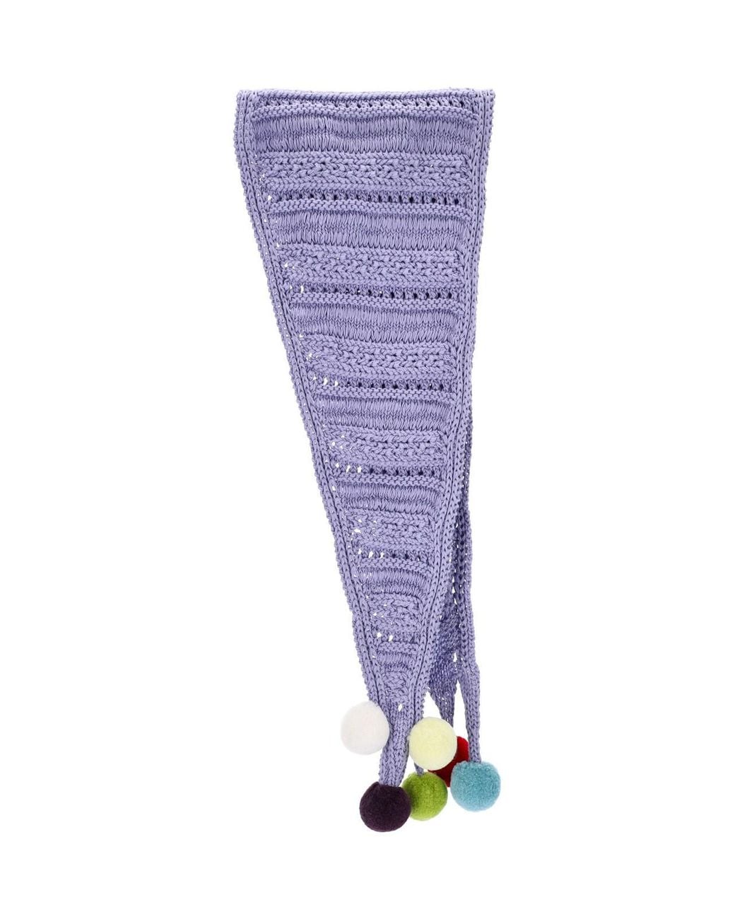 J.W. Anderson Purple Merino Wool Scarf