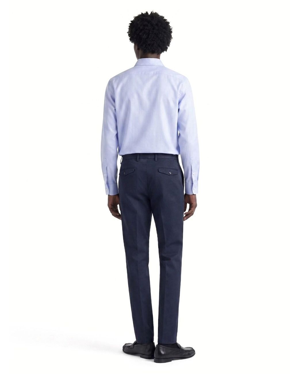 The Row Blue Silk Shirt "Paxton" for men