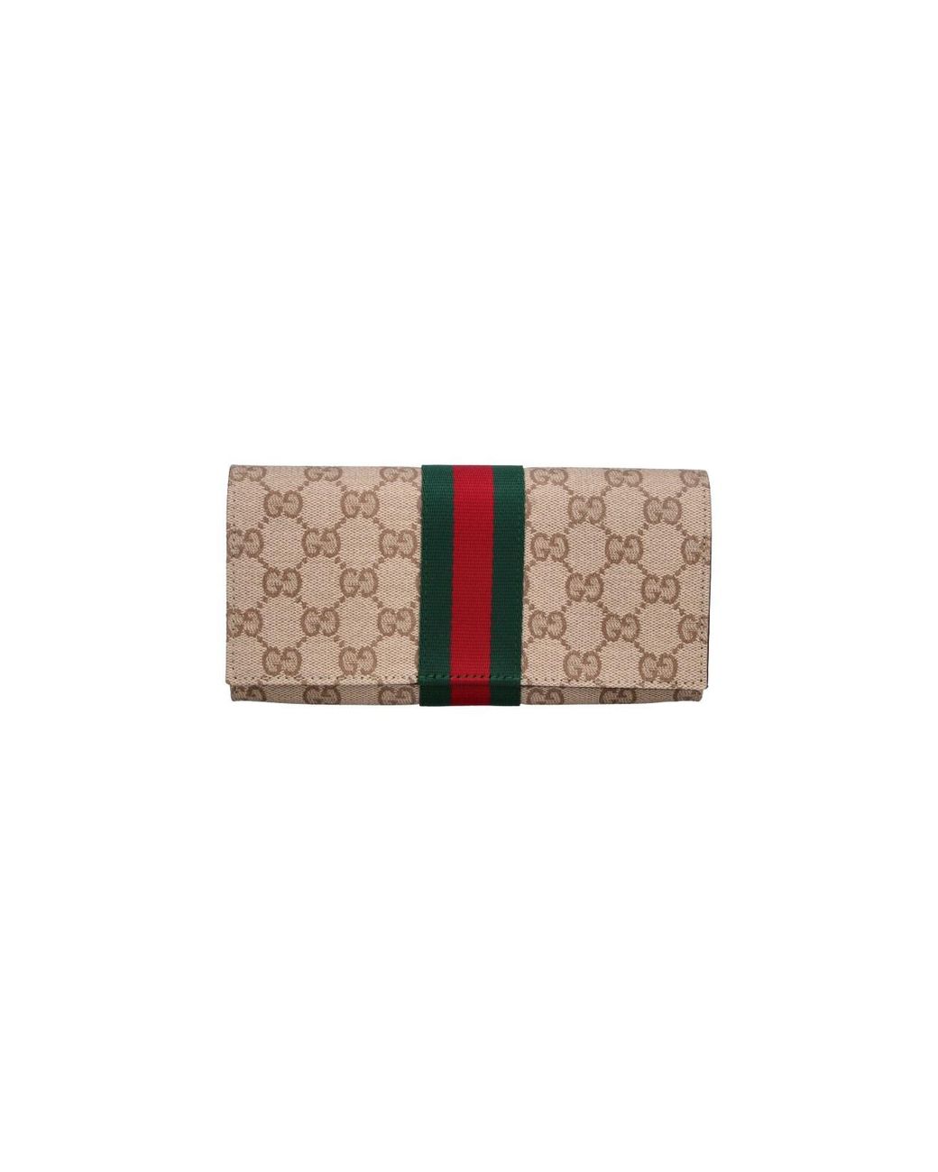 Gucci White Wallet "Web"