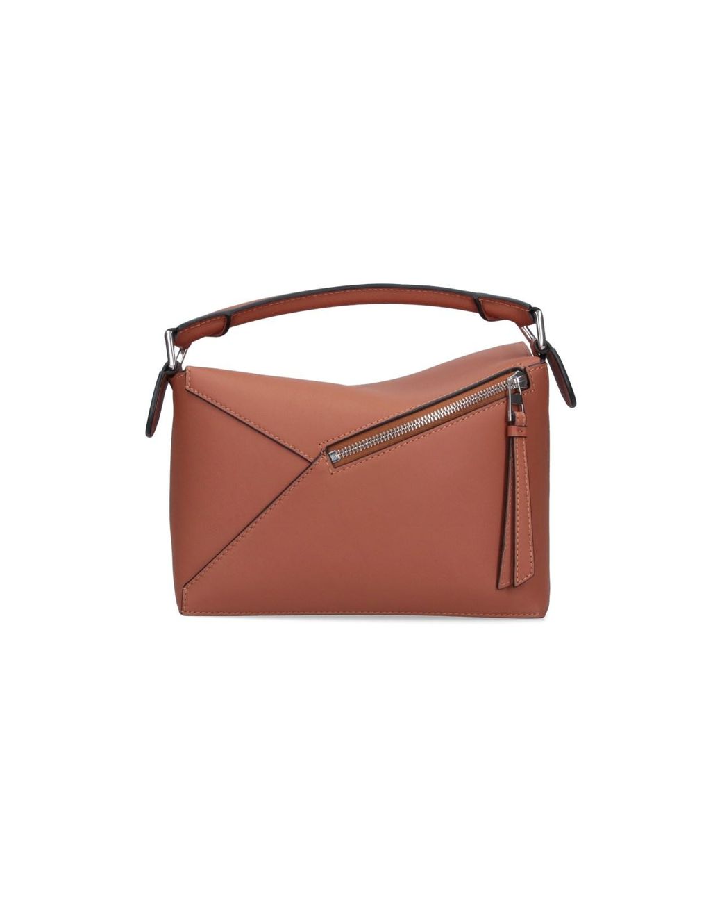 Loewe Brown Small Handbag "Puzzle Edge"