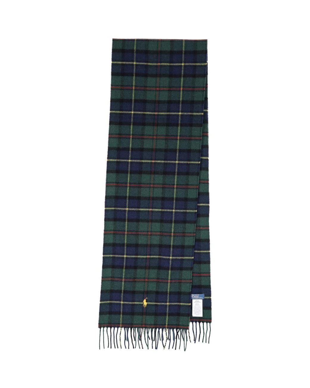 Polo Ralph Lauren Blue Wool And Cashmere Scarf for men