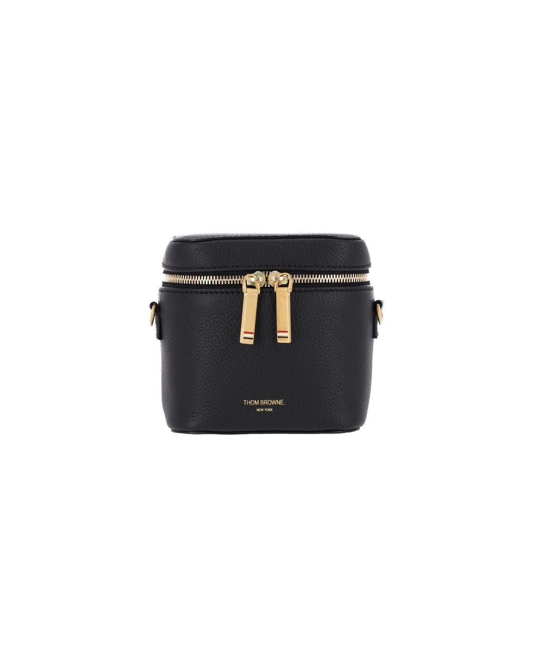 Pouch In Pelle di Thom Browne in Black