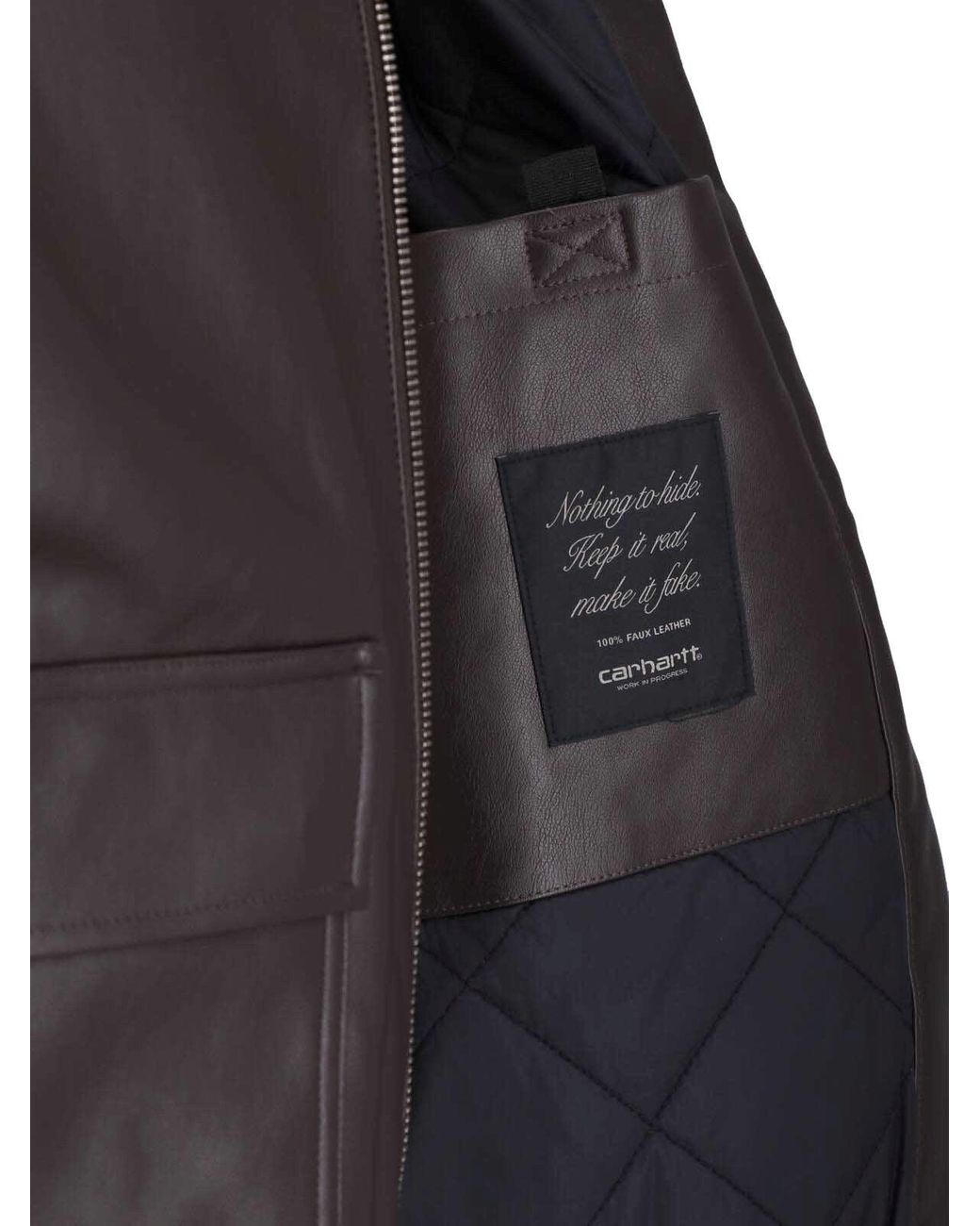 Carhartt Gray Zip Jacket "Arizona" for men