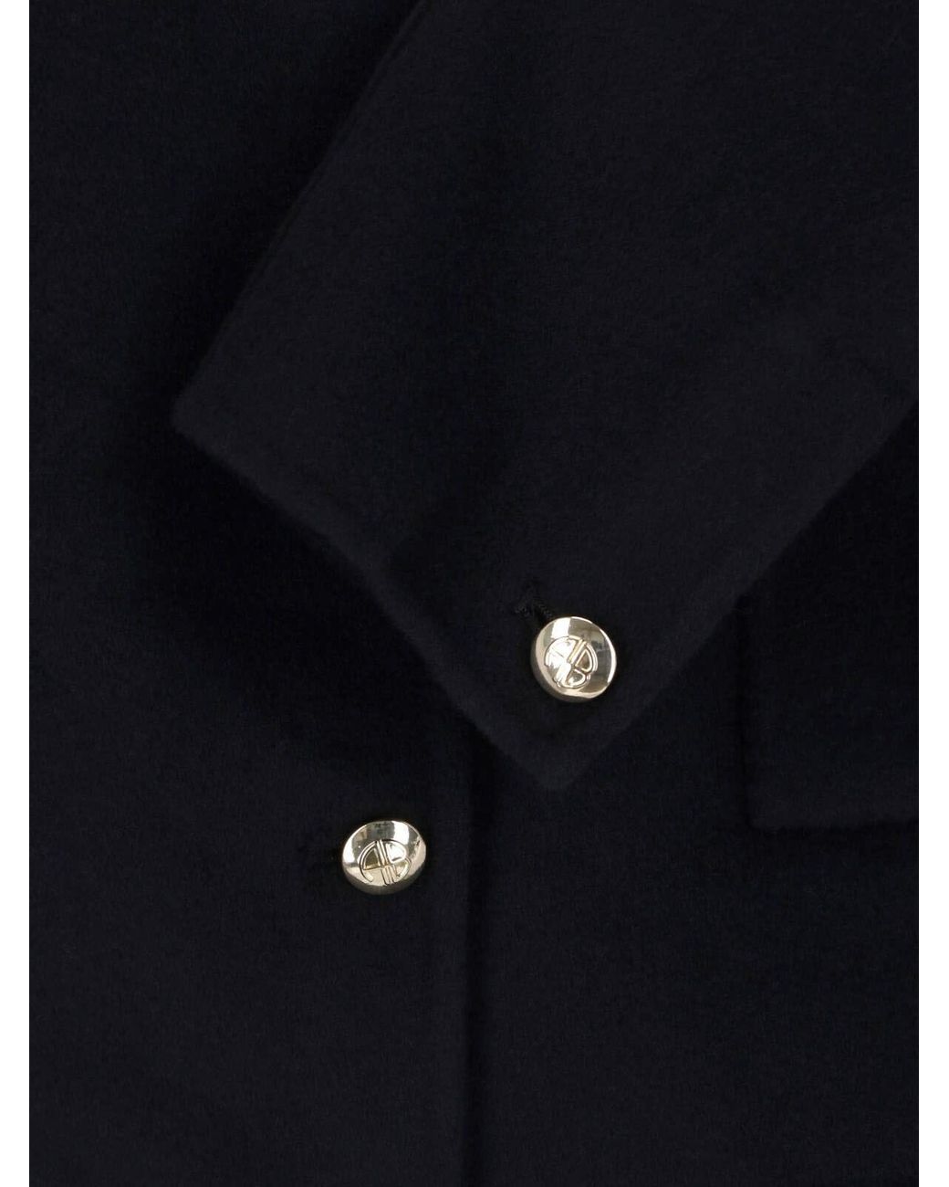 Anine Bing Blue Wool And Cashmere Jacket