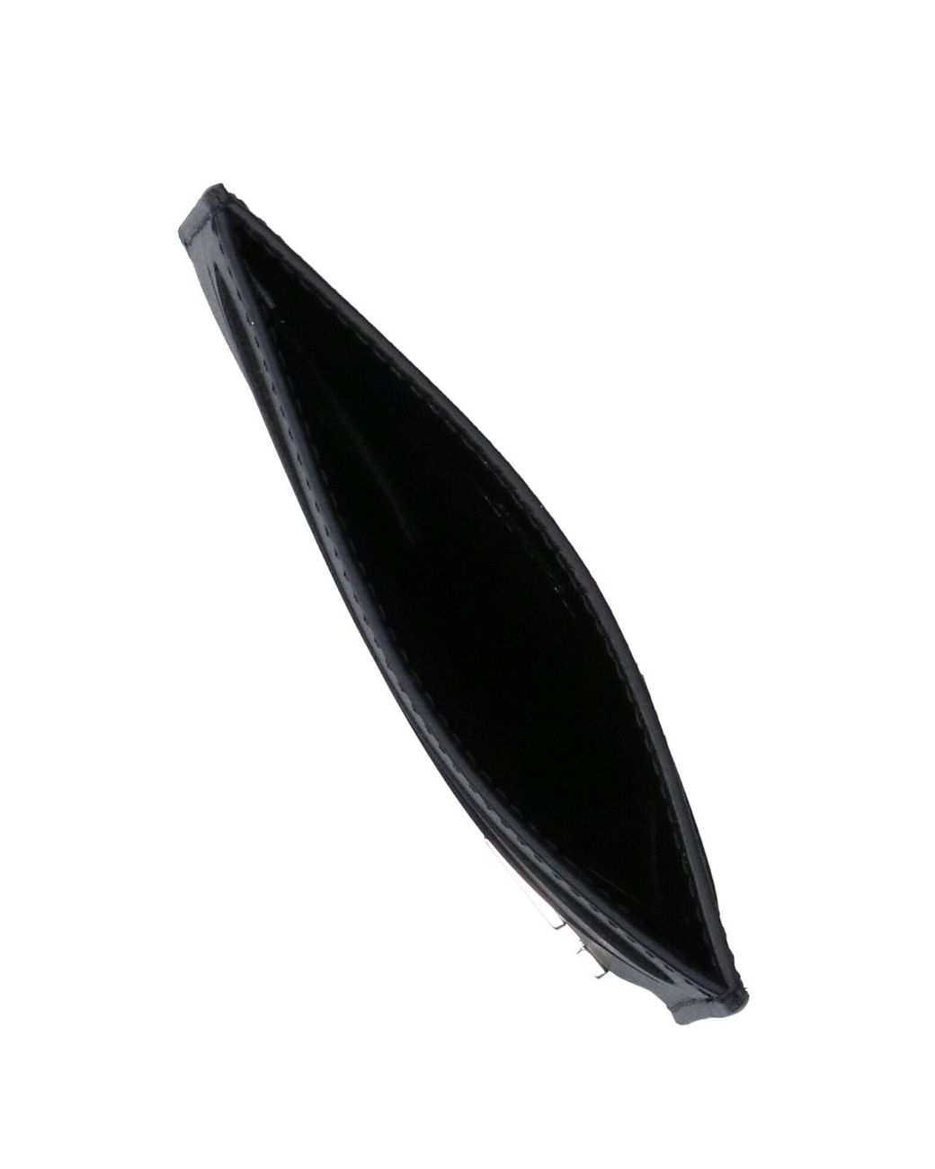 Fendi Black Slim "Squared Ff" Card Holder for men