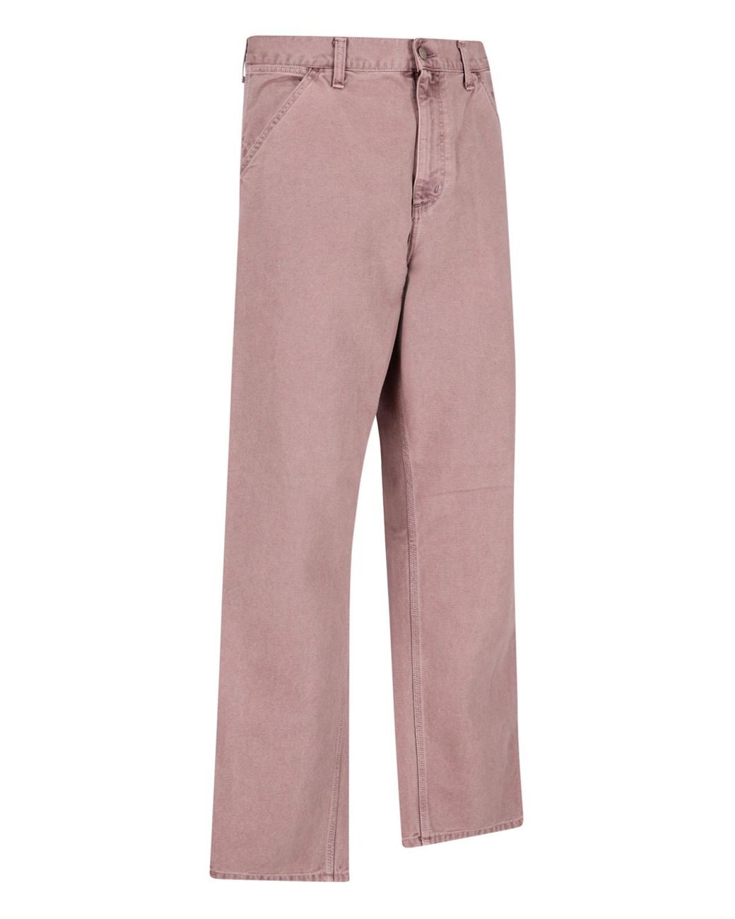 Carhartt WIP 'single Knee' Pants in Pink for Men | Lyst